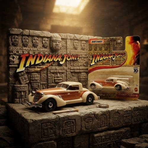 Matchbox Indiana Jones 1936 Auburn Speedster 851 Car