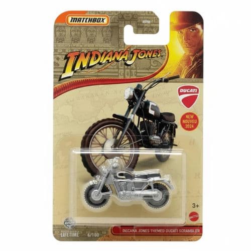 Matchbox Indiana Jones Ducati Scrambler Motorcycle