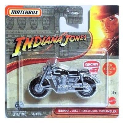 Matchbox Indiana Jones Ducati Scrambler Motorcycle