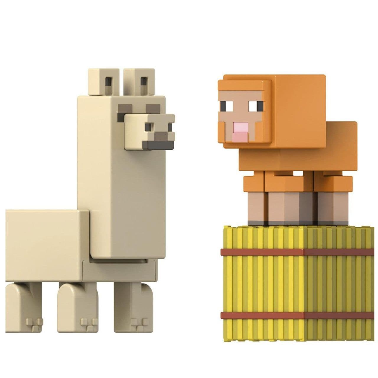Minecraft Baby Llama and Sheep Figures