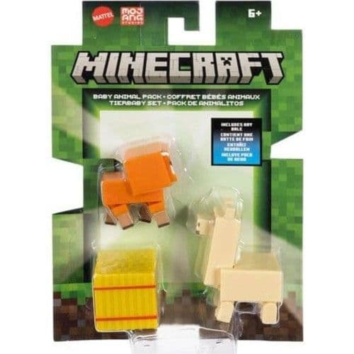 Minecraft Baby Llama and Sheep Figures