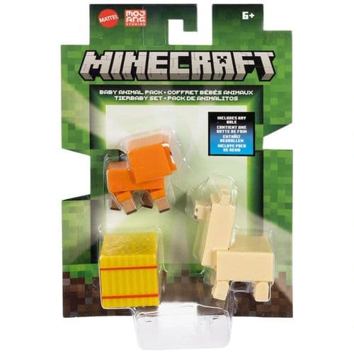 Minecraft Baby Llama and Sheep Figures
