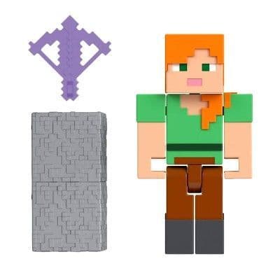 Minecraft Build A Portal 8cm Figure - Alex