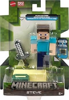 Minecraft Build A Portal 8cm Figure - Steve