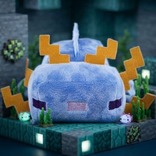 Minecraft Plush Figure Blue Axolotl 20 cm