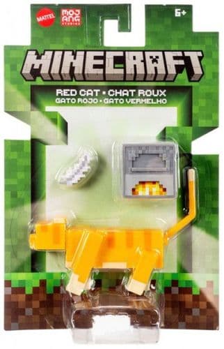 Minecraft Red Cat Figure