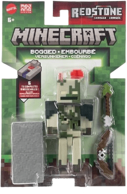 Minecraft Redstone Charged Action Figure 8cm - Bogged