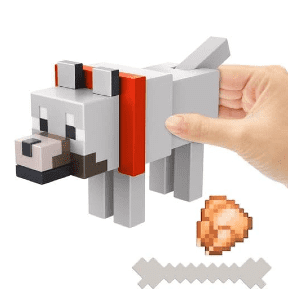 Minecraft Tamed Wolf Figure