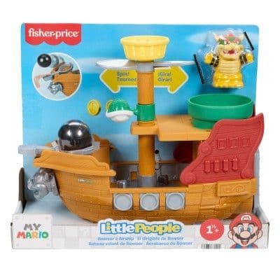 My Mario Little People Playset Bowser's Airship