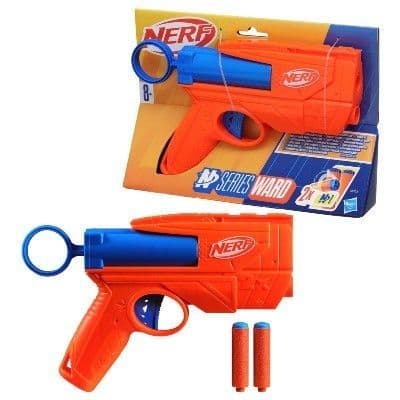 Nerf N Series Ward Dart Blaster, Precise and Handy Blaster for Advanced Players with 2 Nerf Darts an