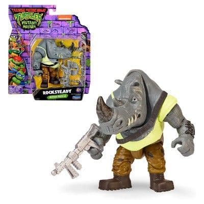 Ninja Turtles- Chaos Chaos - Rocksteady in Articulated Action Figure