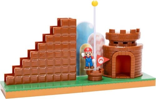 Nintendo Super Mario 2.5 Inch / 6.35 cm Course Complete Playset