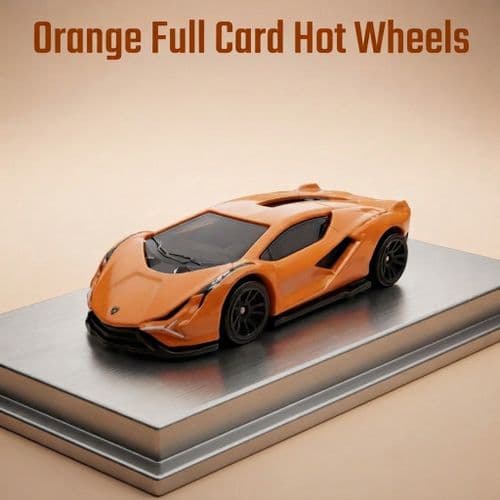 Orange Full Card Hot Wheels
