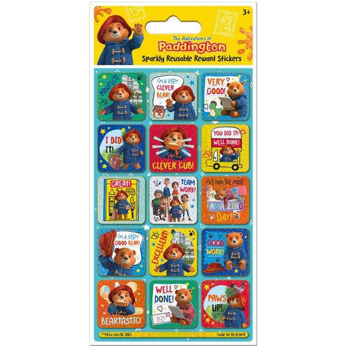 Paddington Sparkly Reusable Reward Stickers