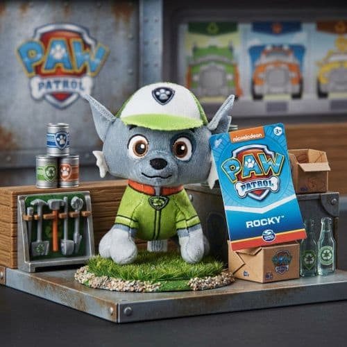Paw Patrol, 5-inch Rocky  Mini Plush