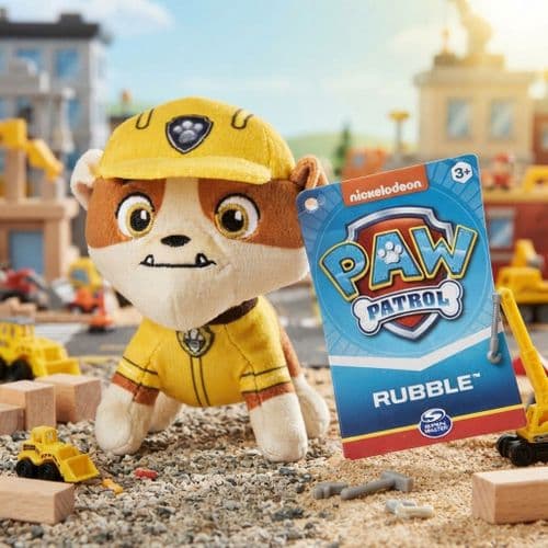PAW Patrol, 5-inch Rubble Mini Plush Pup