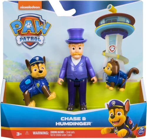 Paw Patrol Chase and Humdinger Figures 3-Pack