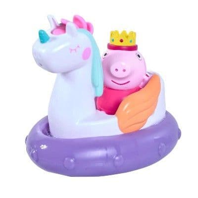 Peppa Pig Princess Peppa Bath Float Water Squirter And Water Wheel Toy