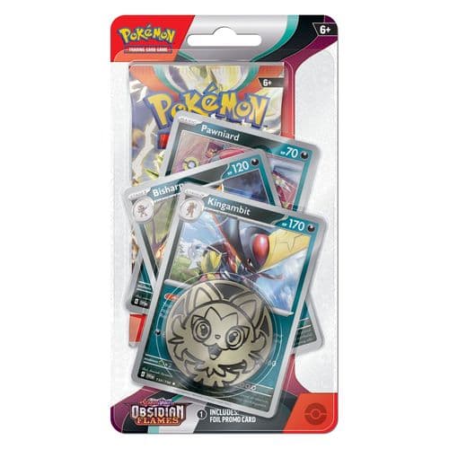 Pokémon TCG: Scarlet & Violet - Obsidian Flames Kingambit Premium Checklane Blister