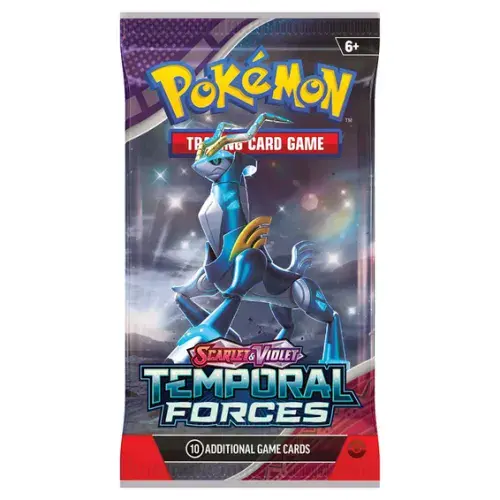 Pokemon Scarlet & Violet: Temporal Forces Booster Pack 10 Cards