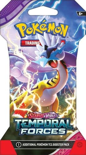 Pokemon Scarlet & Violet Temporal Forces Sleeved Booster Pack 10 Cards