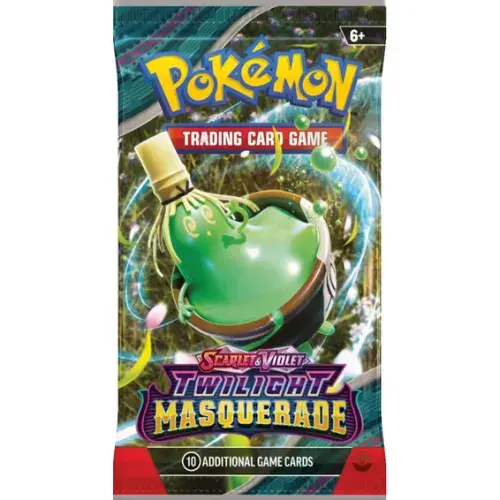 Pokemon Scarlet & Violet: Twilight Masquerade Booster Pack 10 Cards