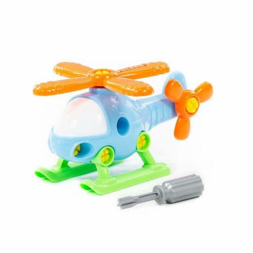 Polesie Take Apart Helicopter: blue