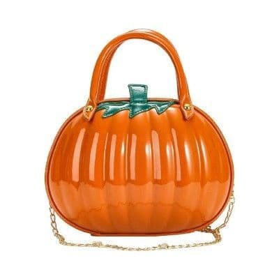Pumpkin Shaped Crossbody Bag Shoulder Bag Unique Handbag Novelty Halloween Pumpkin Purse