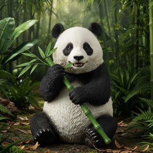 Schleich 14772 Giant Panda (Schleich 14736 Crocodile)