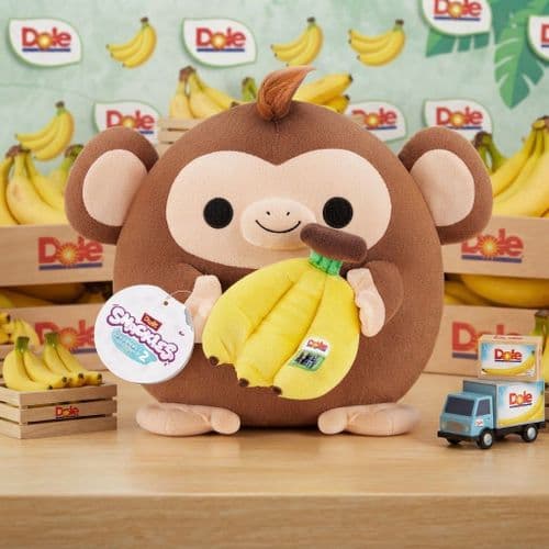 Snackles 8" Soft Plush - Monkey with Dole Banana