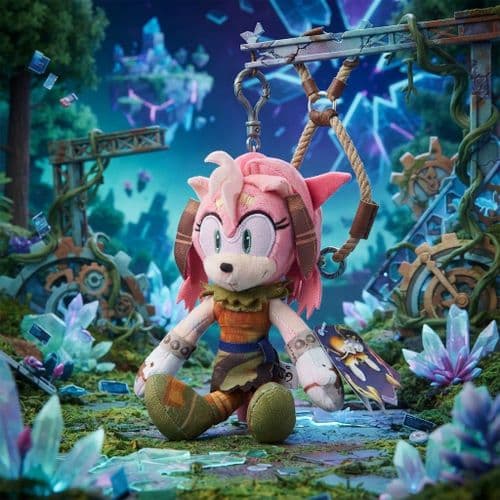 Sonic Prime Clip On Amy 8" Plush