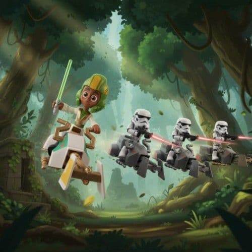 Star Wars Kai Brightstar Figure & Speeder Bike(FREE  Star Wars Nubs Figure & Speeder Bike Playset)