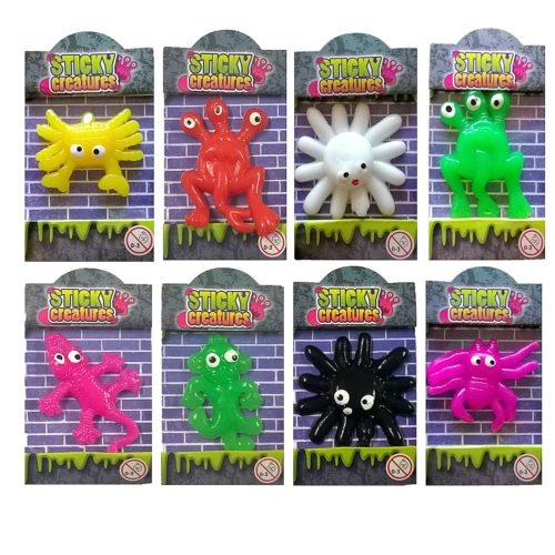 Sticky Slimy Creatures Assortment (Pack of 4)
