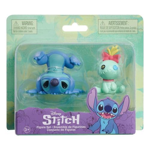 Stitch Mini Figure 2-Pack Scrump & Upside Down Stitch 7 cm