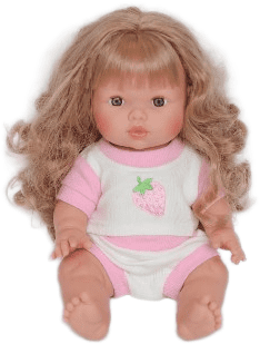 Strawberry Dolls Top + Bloomer Shorts Set Dolls Outfit   (Doll not included)