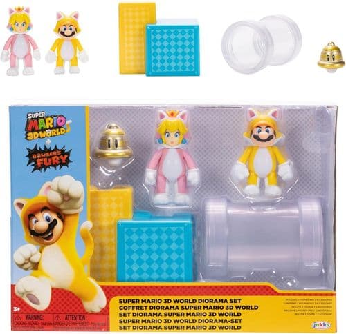 Super Mario 2.5" 3D World Diorama Set
