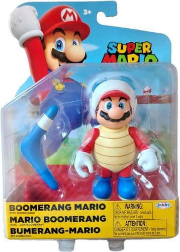 Super Mario 4" Inch Figure Mario with Boomerang