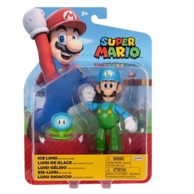 Super Mario Ice Luigi 10cm Figure