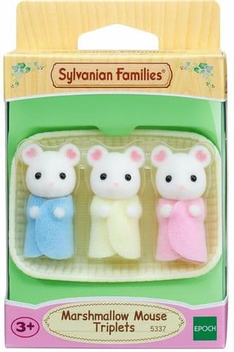 Sylvanian Families Marshmallow Mouse Triplets