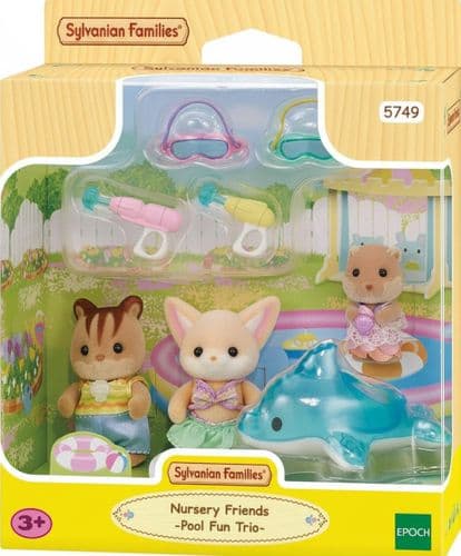 Sylvanian Families -Nursery Friends - Pool Fun Trio -