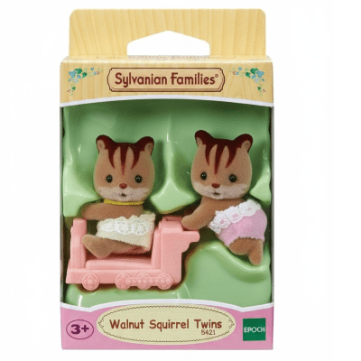 Sylvanian Families  Walnut Squirrel Twins