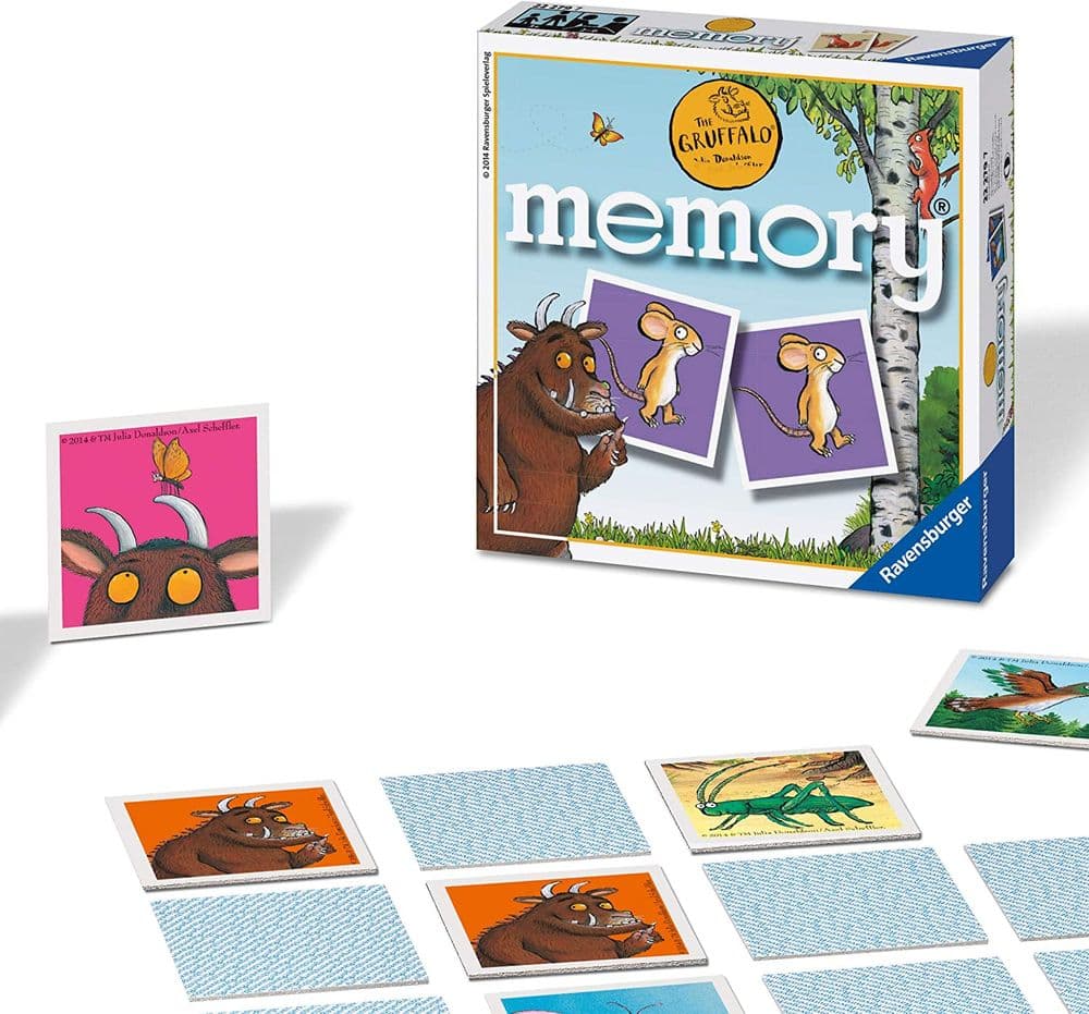Ravensburger The Gruffalo – Mini Memory Game De 48 Cartas – Parejas Y Snap – Para Niños +3 Años – 2-6 Jugadores The Gruffalo Memory Game Ravensburger The Gruffalo – Mini Memory Game De 48 Cartas – Parejas Y Snap – Para Niños +3 Años – 2-6 Jugadores The Gruffalo Memory Game