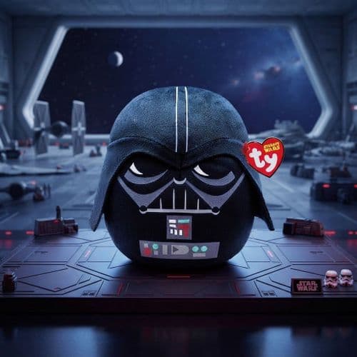 TY Darth Vader Disney Star Wars Squish-A-Boos 10 Inches,