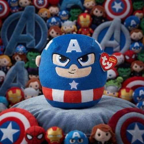 TY Marvel Avengers Captain America Squish
