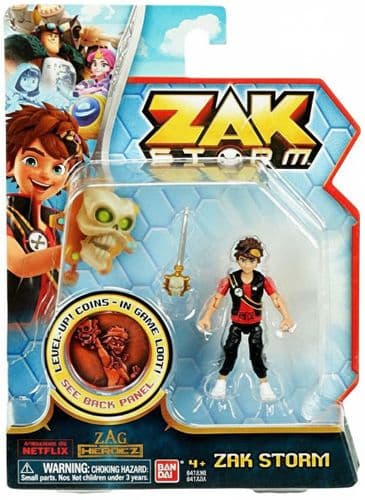 Zak Storm - 3 Figures (Zak + Coin)