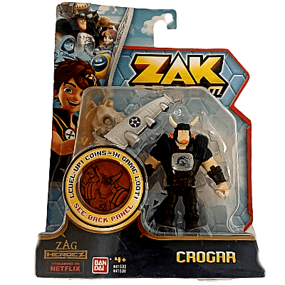 Zak Storm Crogar Figure with Coin