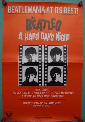 A Hard Days Night - The Beatles | Video Poster
