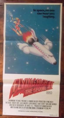 Airplane II, aka Flying High II, Australian Daybill Poster, Hays, Shatner, '82