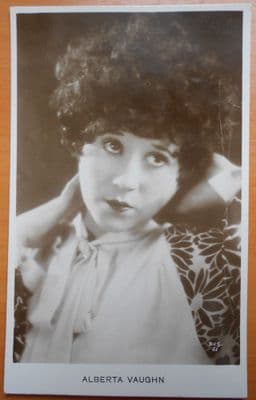 Alberta Vaughn, Actress,Vintage Postcard, Silent Film star, c20s