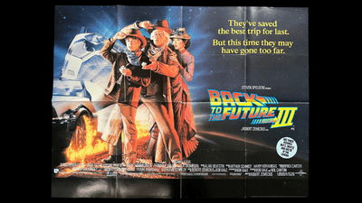 Back to the Future 3 - UK Quad Film Poster | Michael J Fox